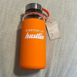 Everyday I’m Hustlin’ glass bottle NWT